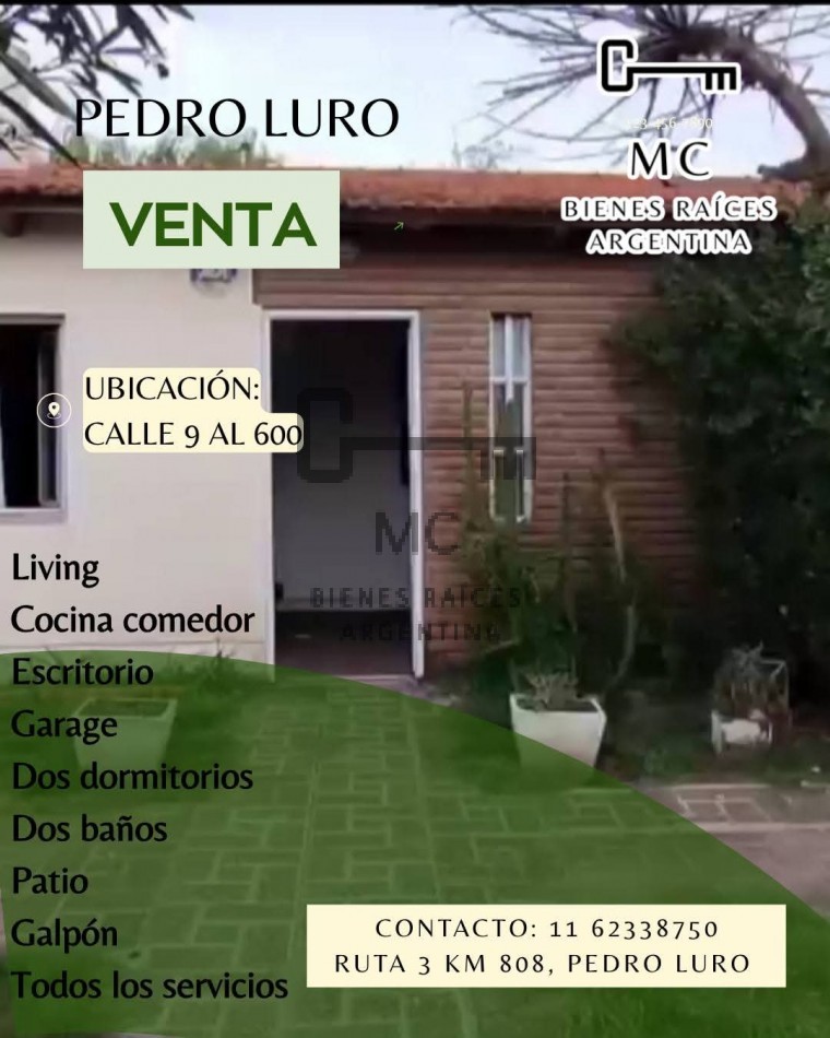 Casa en Venta en Pedro Luro 