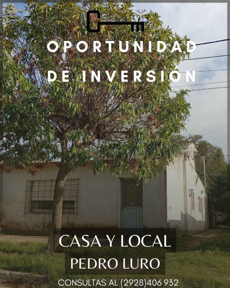 Casa y Local Comercial en Venta